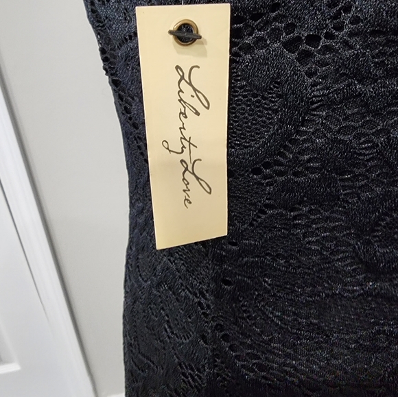 NWT Liberty Love Black Lace Bodycon Dress - Picture 7 of 12